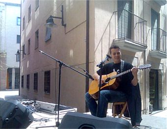 Narcís Torra, Sicran, en un moment de la seva actuació FOTO: QUIM TORRA