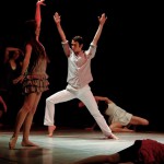 Àlex Diaz, un artista de la dansa i veí de Can Gibert del Pla de Santa Eugènia de Ter FOTO: PERE VALLÈS M.