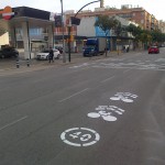 Una imatge de la senyalització viària a Santa Eugènia de Ter FOTO: AJGIRONA.CAT