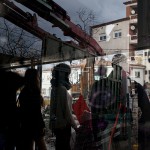 Obres a la plaça Montserrat del barri de Sant Narcís FOTO: CARLES PALACIO i BERTA