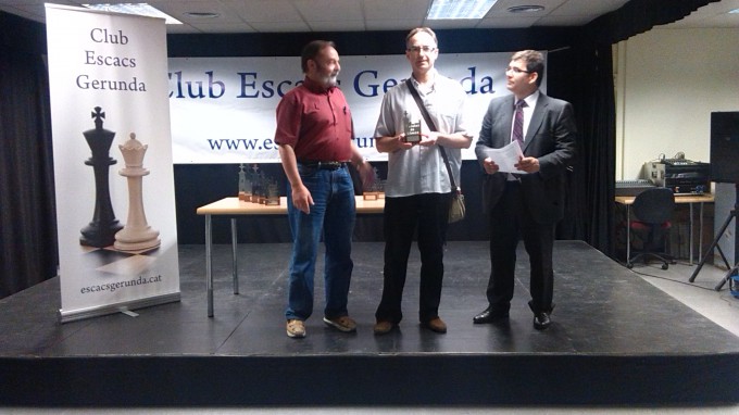 Joan Enric Castella, al V Obert Ciutat de Girona FOTO: CLUB D'ESCACS SANTA EUGÈNIA