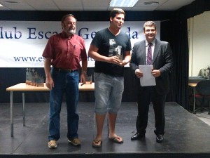 Manel Cano FOTO: CLUB D'ESCACS SANTA EUGÈNIA