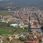 Foto aèria del poble de Santa Eugènia de Ter FOTO: SANTI FONT