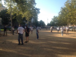 En plena competió FOTO: PETANCA PLAÇA DEL BARCO