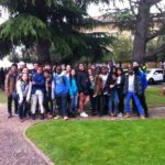 Foto de família de l'aula d'acollida de l'INS Santa Eugènia FOTO: ELS MIL I PICO