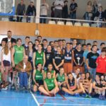 Imatge de família del III Torneig Lluís Barniol al pavelló de Santa Eugènia de Ter FOTO: CESET