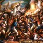 Representació en oli de la revolució haitiana, la primera en América Llatina IMATGE: LHISTORIA.COM