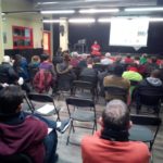 Una imatge de l'acte del 27-F a l'Ateneu Eugenienc FOTO: SALVADORA CATÀ (@SalvadoraCata )