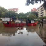 El barco de la plaça de Santa Eugènia navegava FOTO: M. ÁNGELES LÓPEZ ZAFRA