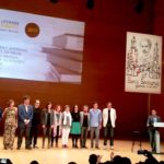 Foto de família dels Premis Literaris de Girona 2017 FOTO: JOEL MEDIR i HEREU