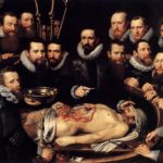 "Lliçó d'anatomia del Dr. Willem Van der Meer" PINTOR: MICHAEL JANSZ VAN MIEREVELT (1617)