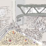 Estació de l'AVE a Girona el 8-N, el dia de la vaga IL·LUSTRACIÓ: JOAN ESCRIBÀ