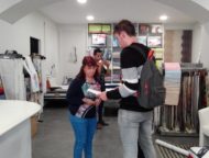 Un exercici de posada en pràctica dels continguts que els alumnes han anat desenvolupant en els dos cursos de durada del cicle FOTO: ELS MIL I PICO