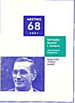«Salvador Sunyer. Mestratge al servei del poble» IMATGE: Portada del llibre editat per «Mestre 68»