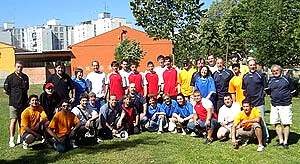 Foto familiar del Grup B FOTOS: MIQUEL PAGÈS
