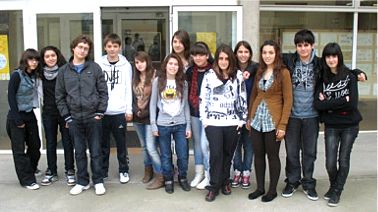 Els alumnes del Consell de comunicació d'Els mil i pico 2010-12