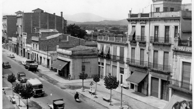 El veïnat de la Rodona de Santa Eugènia de Ter, el 1960 FOTO: AJUNTAMENT DE GIRONA. CRDI