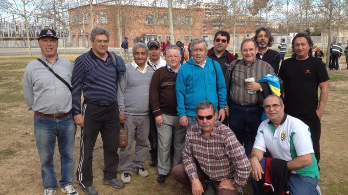 Una imatge dels participants eugeniencs de Petanca Plaça del Barco al parc de Can Masó FOTO: PACO TORRES
