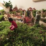 El pessebre sota el pont del Dimoni (Nadal 2016-2017) FOTO: ELDIMONI.COM
