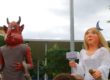 El Dimoni la Nimfa no es van perdre el bateig del parc de la Núria FOTO: CARME CARBÓ