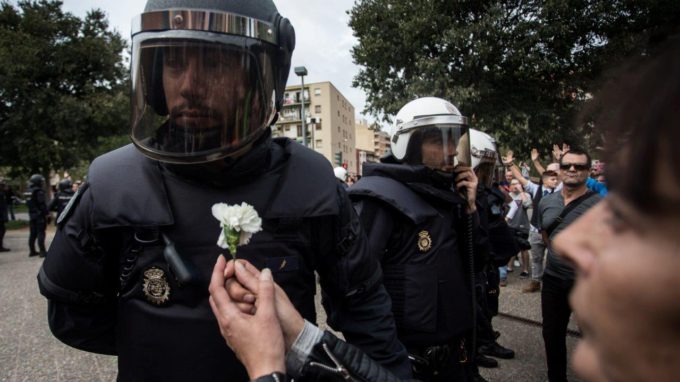 L'horror de l'1-O al barri de Sant Narcís FOTO: CARLES PALACIO