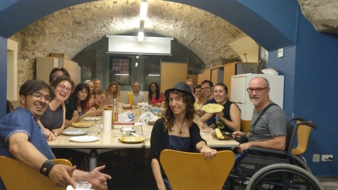 Foto de família del sopar de final de curs del BdT Pont del Dimoni FOTO: BELÉN ÁLVAREZ